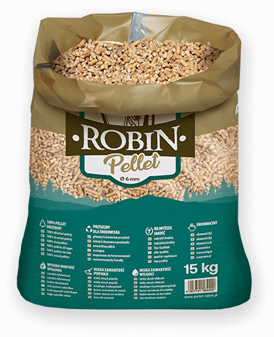 worek pelletu opałowego Robin do kupienia w Kamionce lub sklepie internetowym